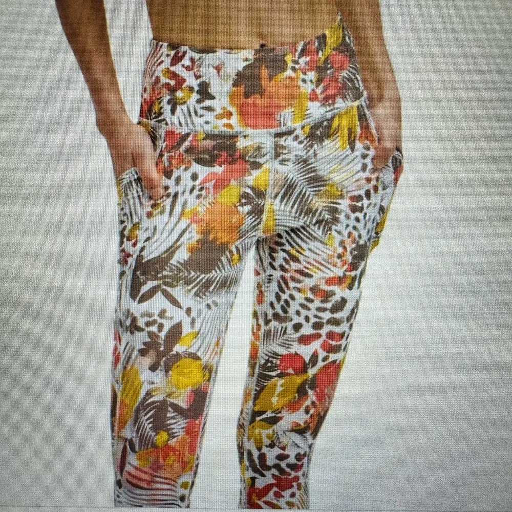 Calvin Klein Womens Performance Cropped Leggings